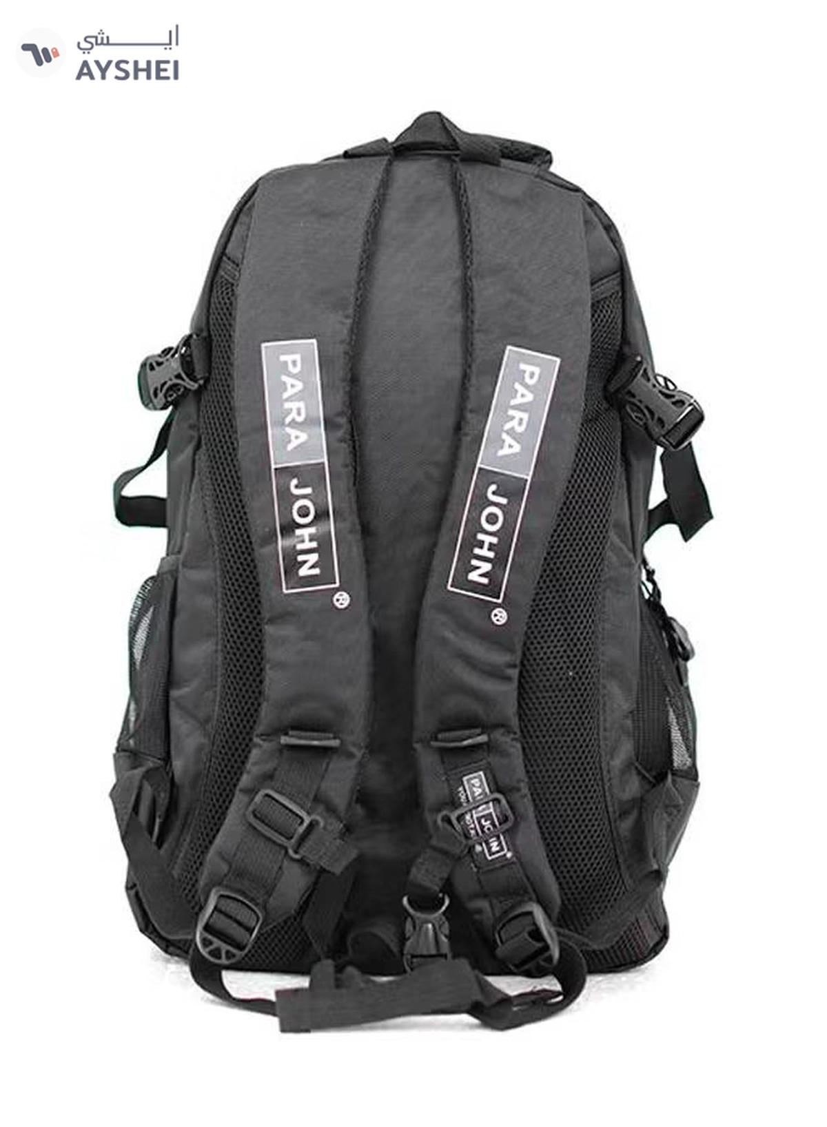 PARAJOHN Nylon Zipper Backpack 24-Inch Black-1-1