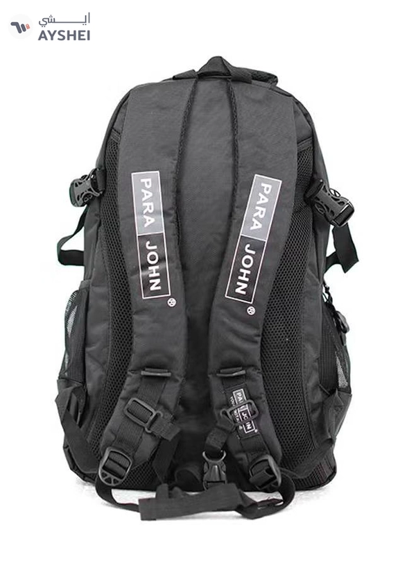 PARAJOHN Nylon Zipper Backpack 24-Inch Black