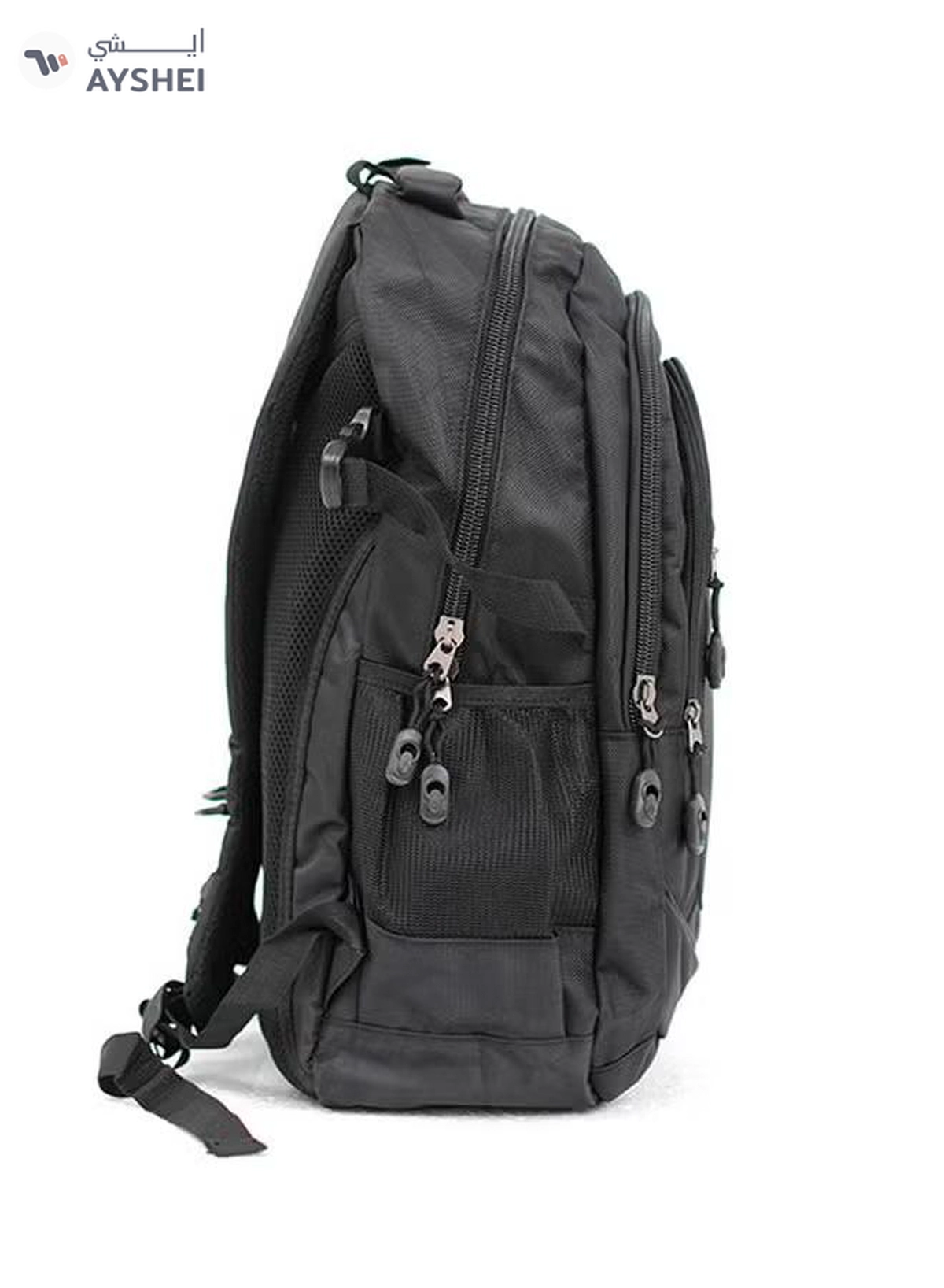 PARAJOHN Nylon Zipper Backpack 24-Inch Black-2-2