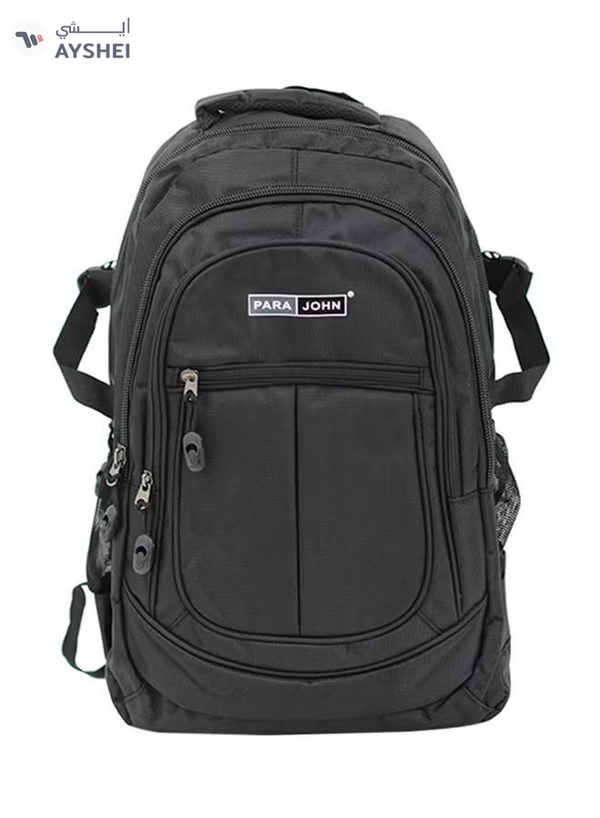 PARAJOHN Nylon Zipper Backpack 24-Inch Black