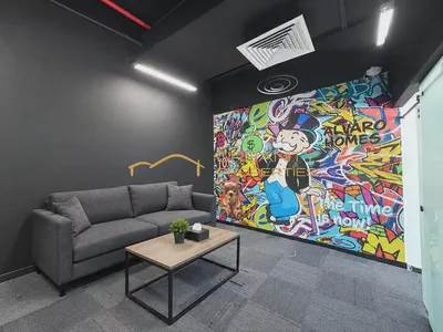 Office for Rent Business Bay | Fully Furnished Al Manara Tower | 2 Parking | AED 160k/Year-3
