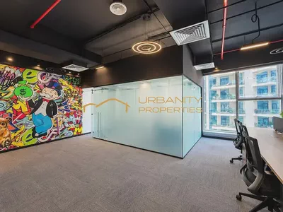 Office for Rent Business Bay | Fully Furnished Al Manara Tower | 2 Parking | AED 160k/Year-2
