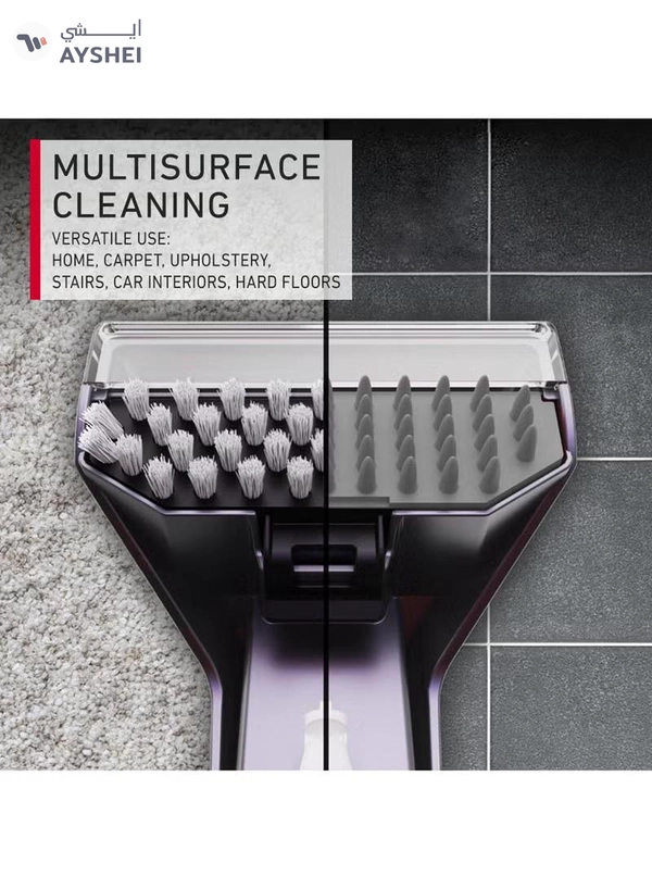 HOOVER Spotless Clean Portable Lightweight Carpet & Upholstery Multi Surfaces Cleaner For Car Seats, Sofa, Kitchen, Outdoor & More, Removes Spots Spills & Tough Stains 2.6 L 400 W CDCW-CSME Blue/Grey