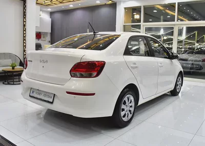 AED 654 EMi at 0% DP | KIA Pegas ( 2024 Model ) in White Color GCC Specs-5