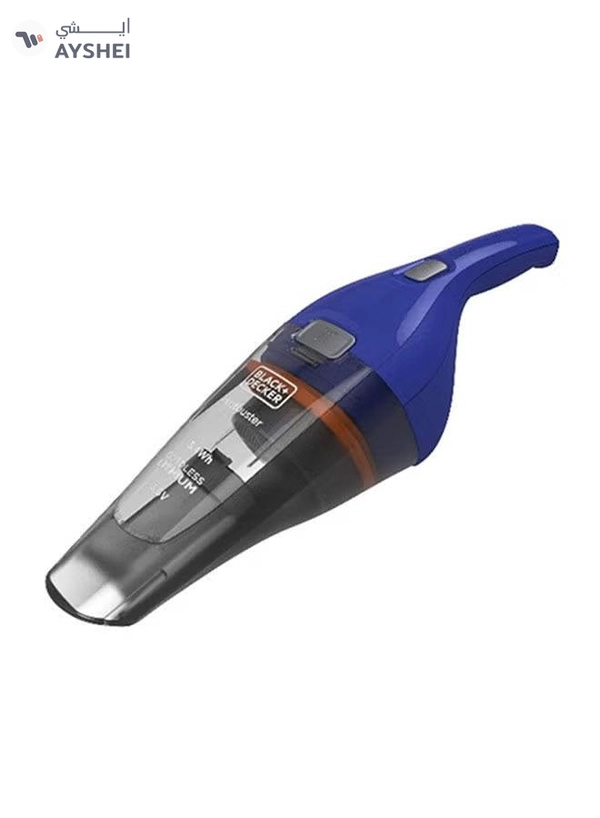 BLACK+DECKER Cordless Dustbuster With Lithium Ion Battery 3.6V NVC115WA-B5 Blue/Grey