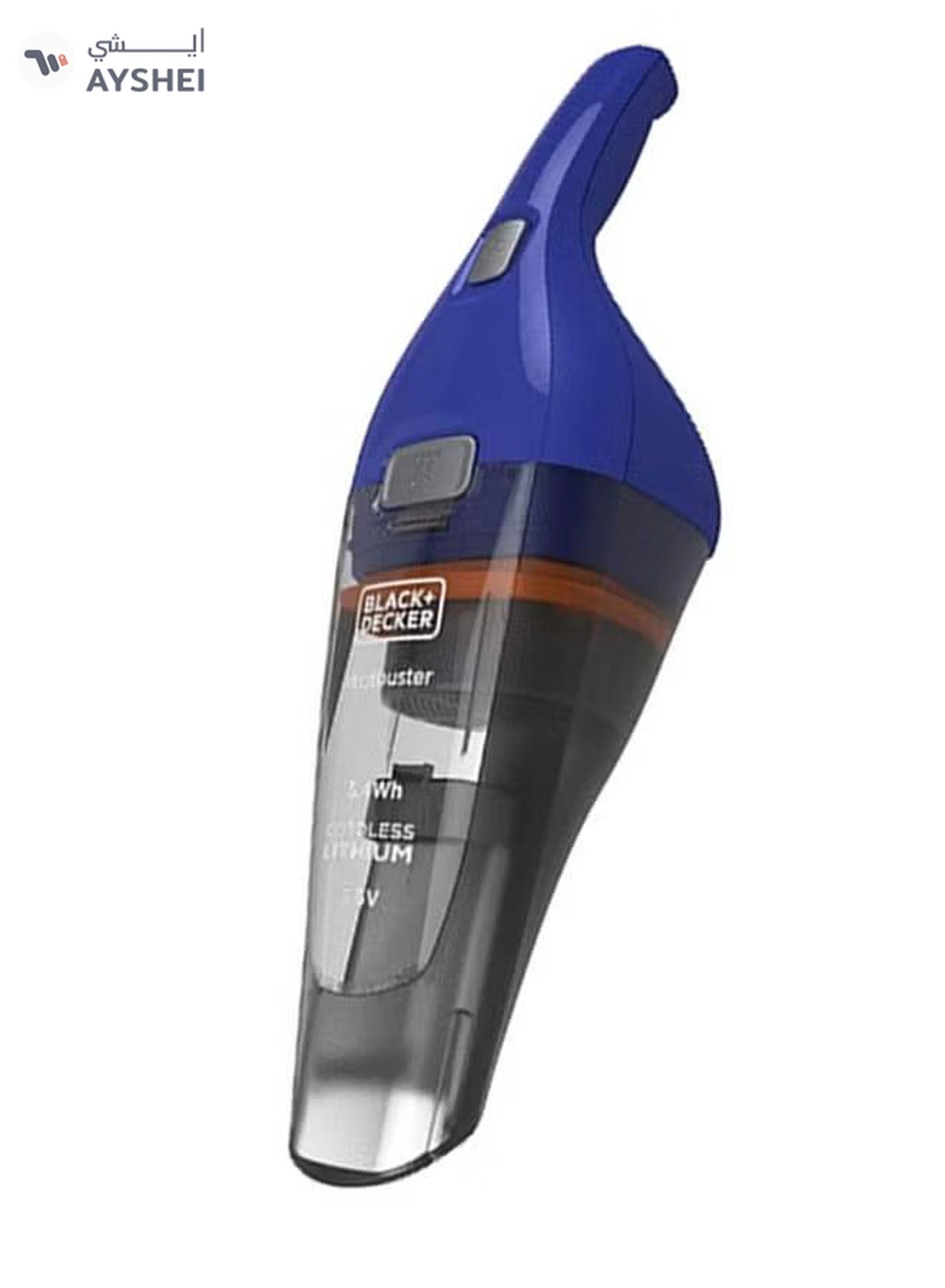 BLACK+DECKER Cordless Dustbuster With Lithium Ion Battery 3.6V NVC115WA-B5 Blue/Grey-3-3