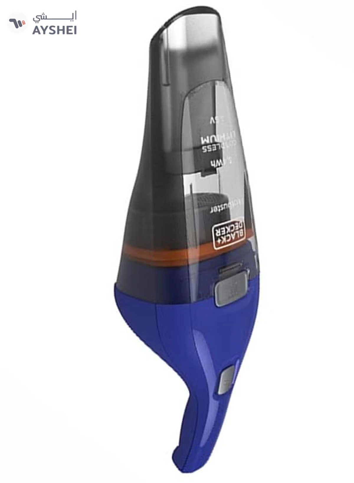 BLACK+DECKER Cordless Dustbuster With Lithium Ion Battery 3.6V NVC115WA-B5 Blue/Grey-1-1