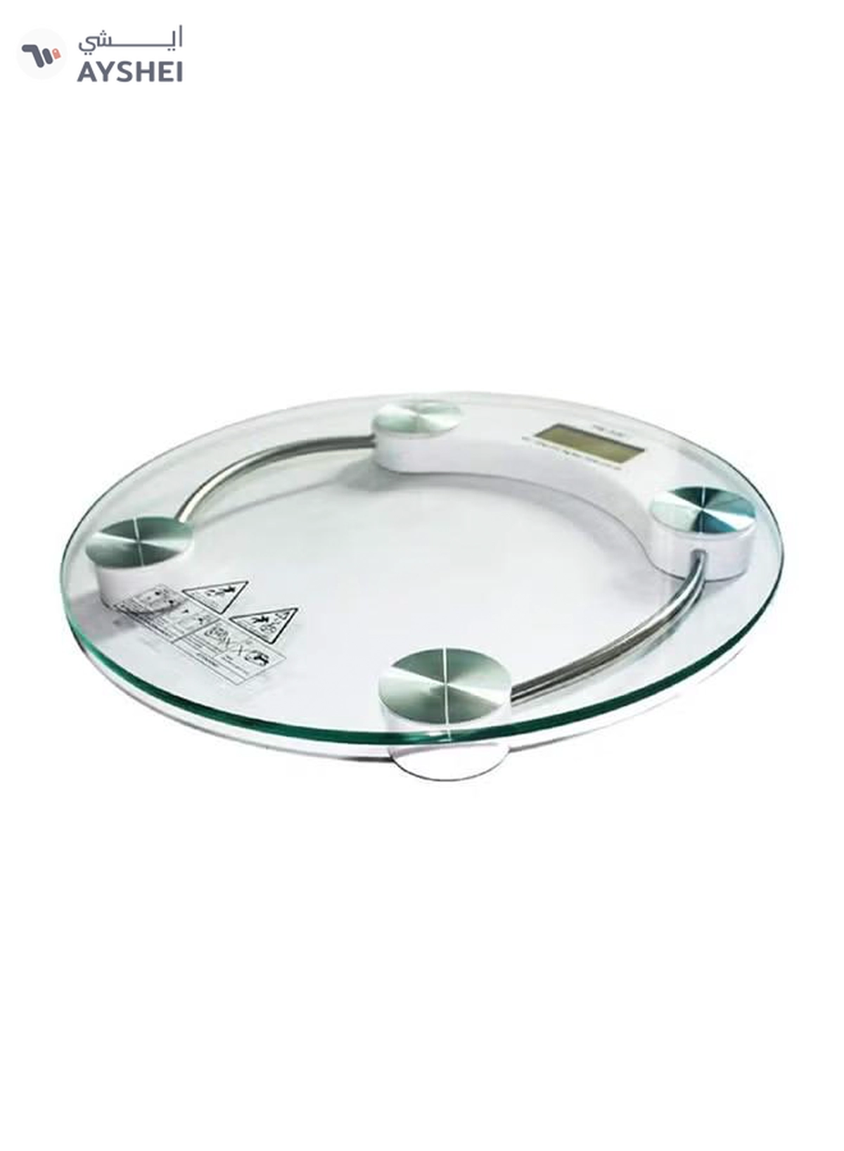 AS SEEN ON TV Digital Weighing Scale Silver 300x300mm-3-3
