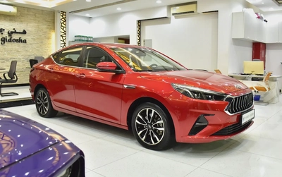 AED 476 EMi for 5Yrs | JAC J7 ( 2023 Model ) in Red Color GCC Specs-2