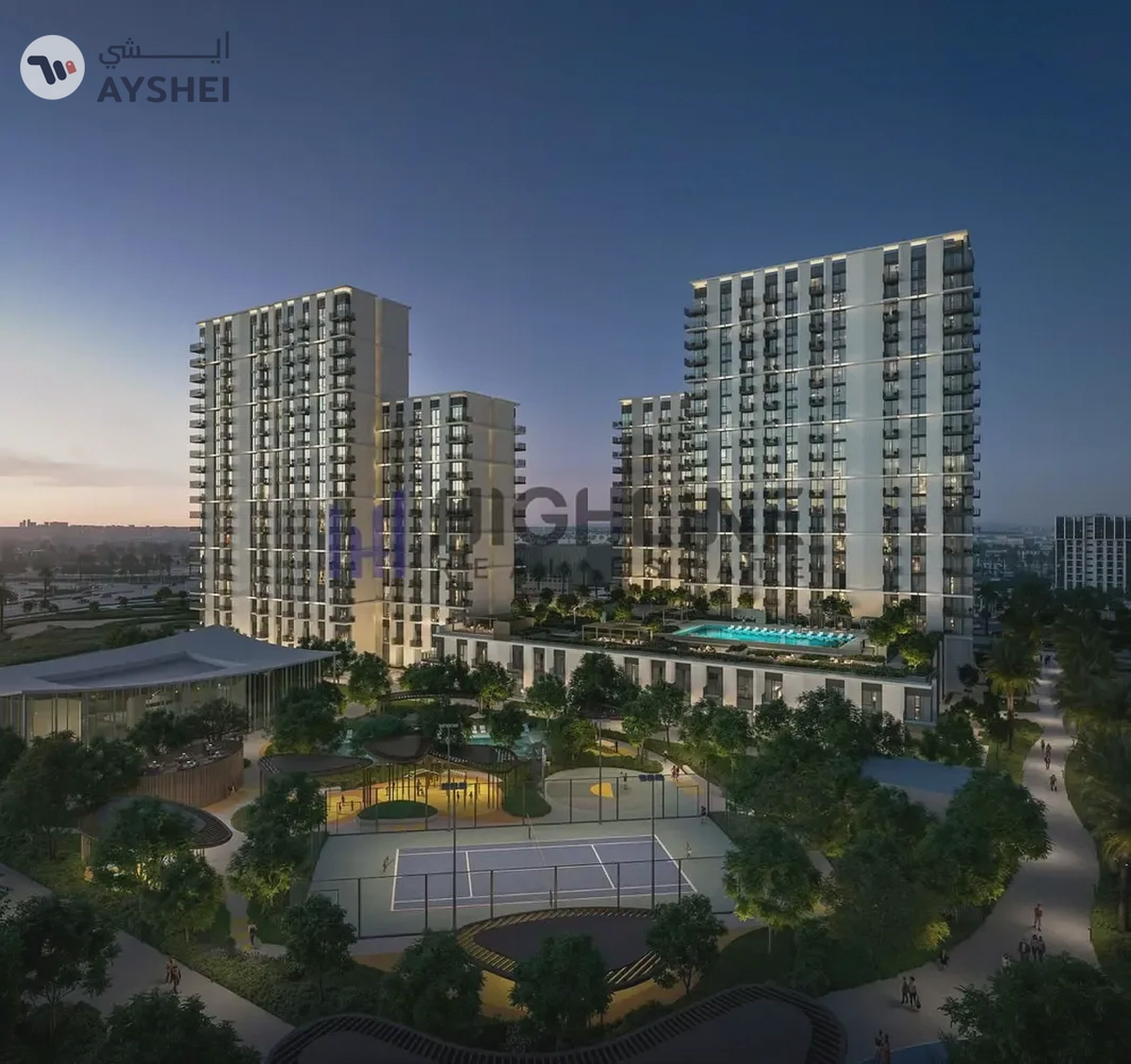Modern Layout 1BR | Near Park | On High Floor