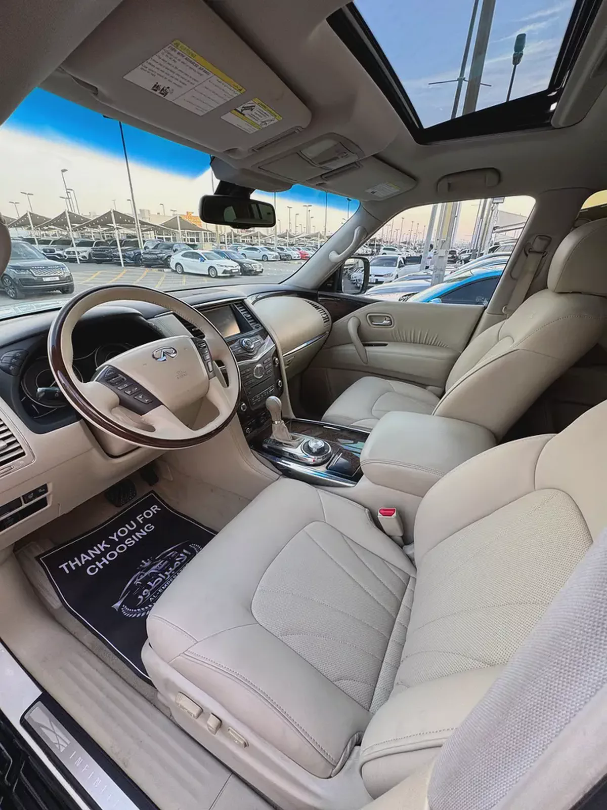 إنفينيتى QX80 موديل 2014 خليجى فل اوبشن بحاله الوكاله-14-14