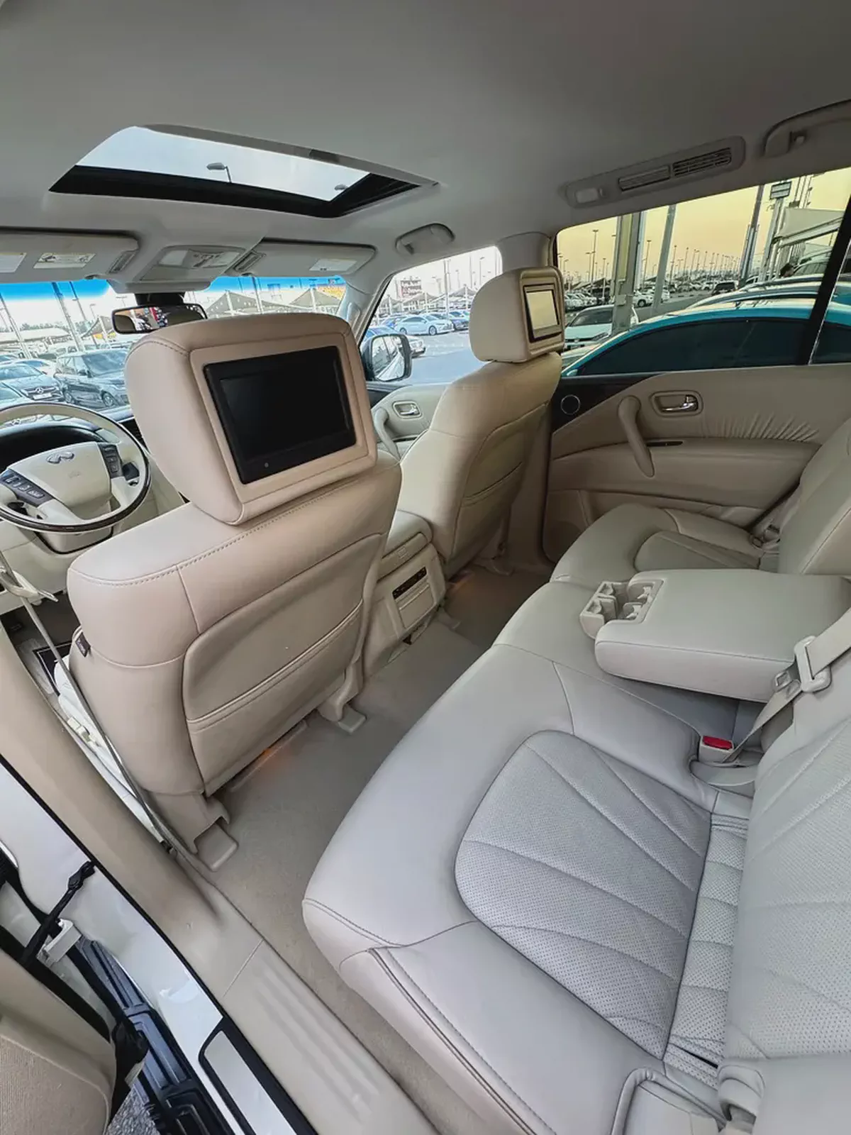 إنفينيتى QX80 موديل 2014 خليجى فل اوبشن بحاله الوكاله-16-16