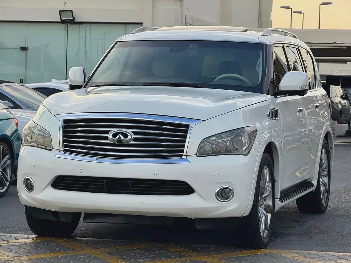 إنفينيتى QX80 موديل 2014 خليجى فل اوبشن بحاله الوكاله-1-1
