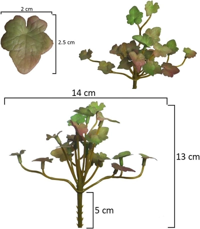 YATAI 4 Bunch Artificial Plants Shrubs Succulent Leaves-2