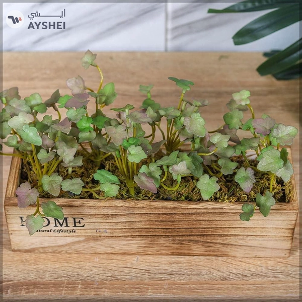 YATAI 4 Bunch Artificial Plants Shrubs Succulent Leaves