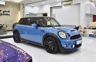 EXCELLENT DEAL for our Mini Cooper S ( 2013 Model ) in Blue Color GCC Specs-2