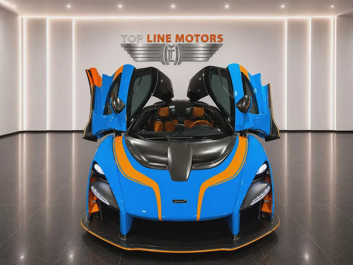 MCLAREN SENNA, GCC, UNDER DEALER WARRENTY, ORIGINAL PAINT, FULLY LOADED-5-5
