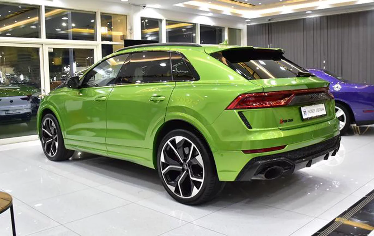 Audi RS Q8 ( 2022 Model ) in Green Color European Specs-2-2