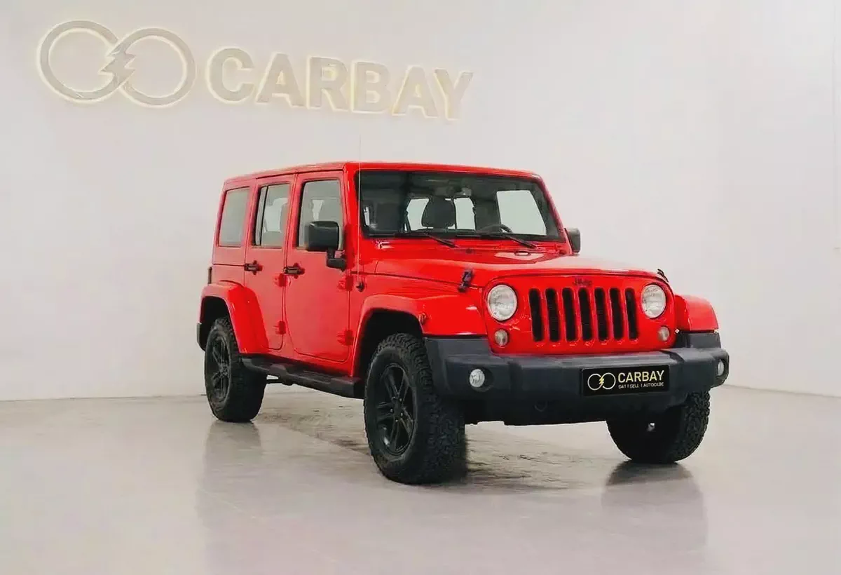 AED 1694 PM | JEEP WRANGLER UNLIMITED NIGHT EAGLE EDITION 2017 | WELL MAINTAINED | 1 YEAR WARRANTY-2-2
