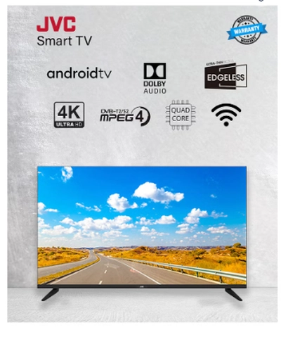 JVC 70-Inch 4K UHD LED Smart TV with HDR10, Android 13, 60Hz Refresh Rate, and 30W 2.0 Channel Soundbar with Bluetooth, HDMI ARC, USB, Optical Inputs LT-70N7105+SOUNDBAR Black-4