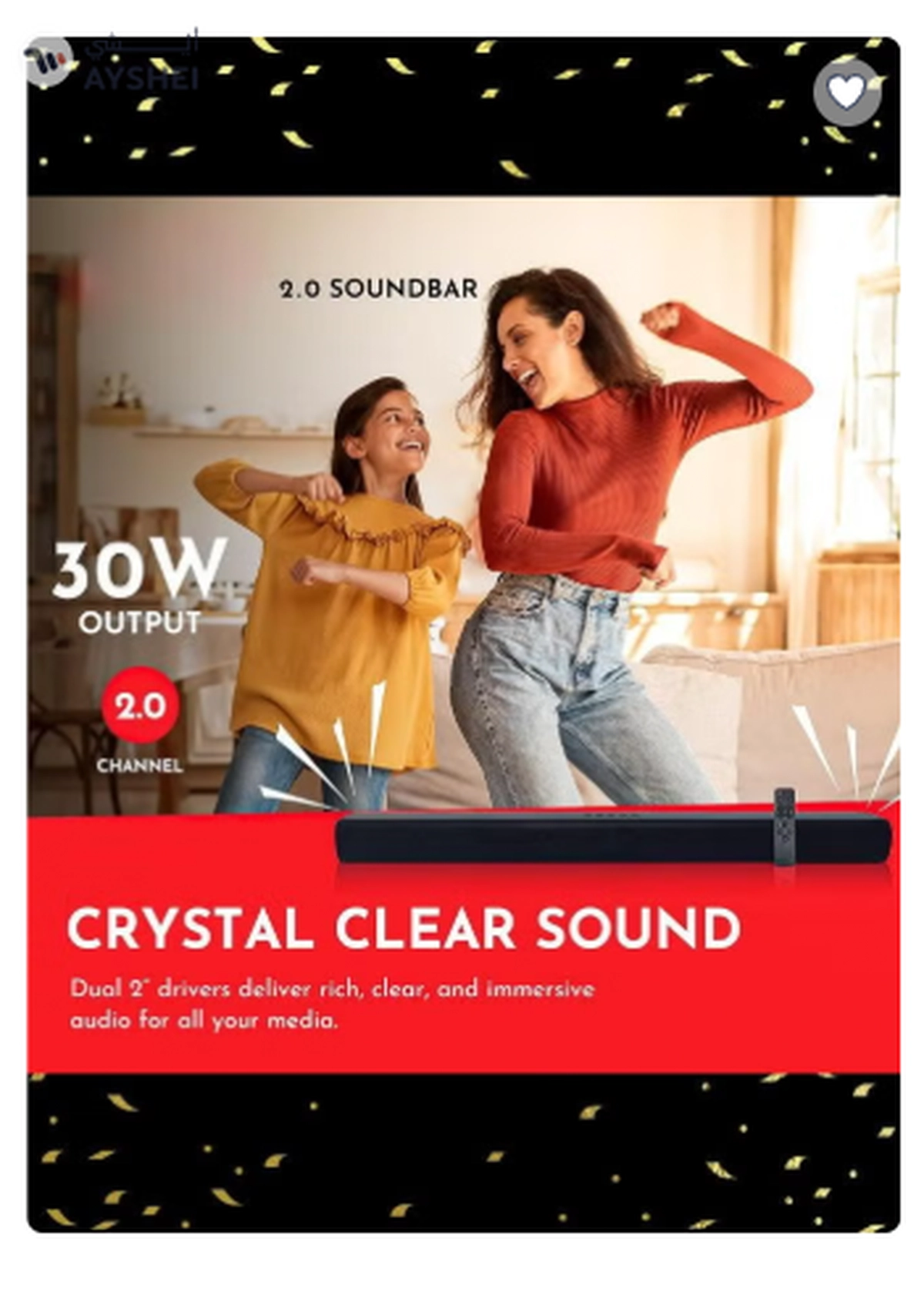 JVC 70-Inch 4K UHD LED Smart TV with HDR10, Android 13, 60Hz Refresh Rate, and 30W 2.0 Channel Soundbar with Bluetooth, HDMI ARC, USB, Optical Inputs LT-70N7105+SOUNDBAR Black-5-5