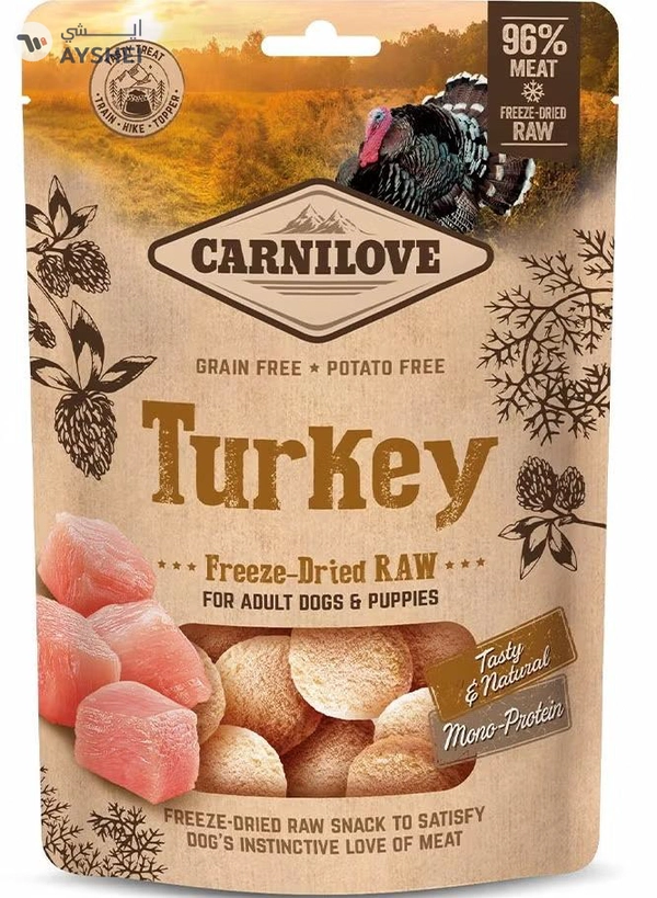 CARNILOVE Freeze-Dried Raw Snacks Turkey 60g