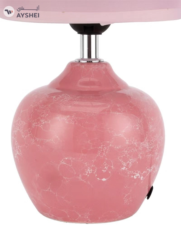 Epsilon Table Lamp- EPSTL194 with Ceramic Base, Lampshade, Perfect for Studying, Working