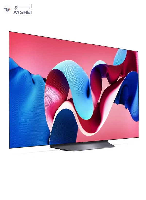 LG 55 Inch 4K OLED WebOS 24 Dolby ATMOS HDR 10 Smart TV, 120HZ, Dolby Vision, HLG,α9 AI Sound Pro (Virtual 9.1.2 Up-mix), Magic Remote included CS4 , (2024 Model - KSA Version) - OLED55CS4VA Black