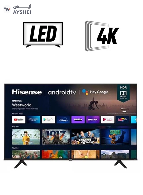 Hisense 43" UHD Smart TV 43A62GS Black