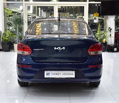 KIA Pegas ( 2022 Model ) in Blue Color GCC Specs-4