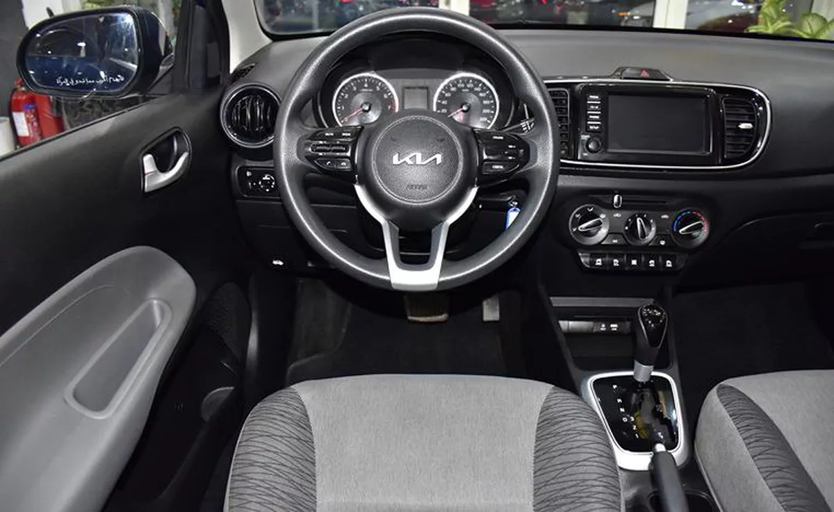 KIA Pegas ( 2022 Model ) in Blue Color GCC Specs-3-3