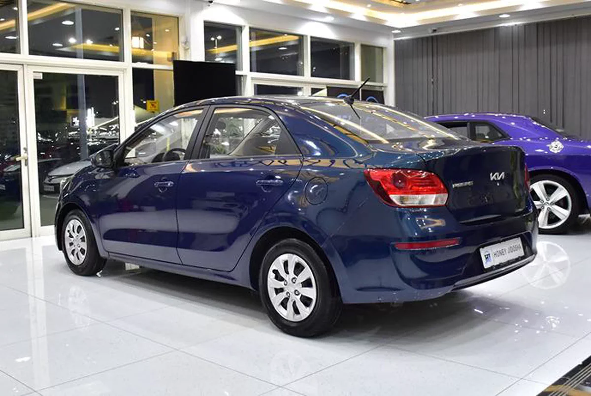 KIA Pegas ( 2022 Model ) in Blue Color GCC Specs-2-2