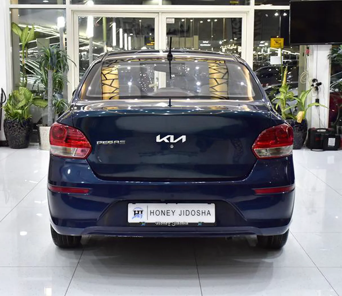 KIA Pegas ( 2022 Model ) in Blue Color GCC Specs-4-4