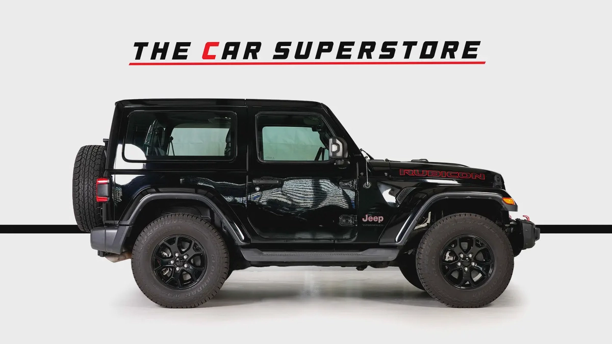 Jeep Wrangler Rubicon-GCC-Low Mileage-AL Futtaim Full Service History-Differential Locks-8-8
