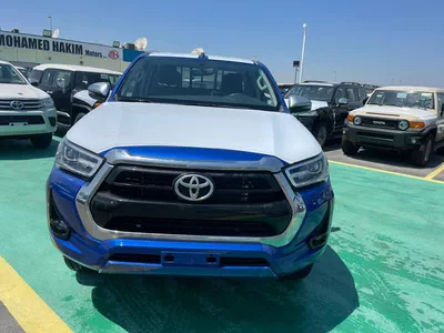 The 2026 Toyota Hilux in blue-15