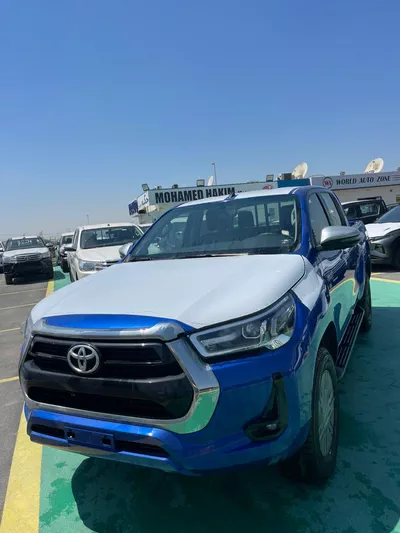 The 2026 Toyota Hilux in blue-13
