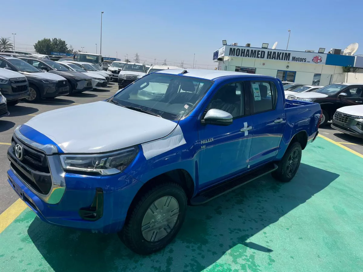 The 2026 Toyota Hilux in blue-7-7