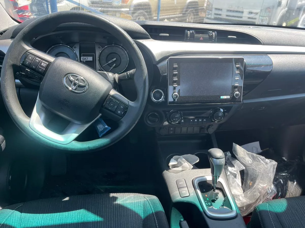 The 2026 Toyota Hilux in blue-9-9