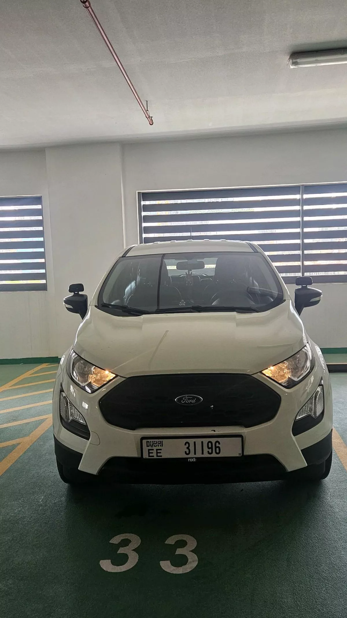 White Ford EcoSport SUV 2022
