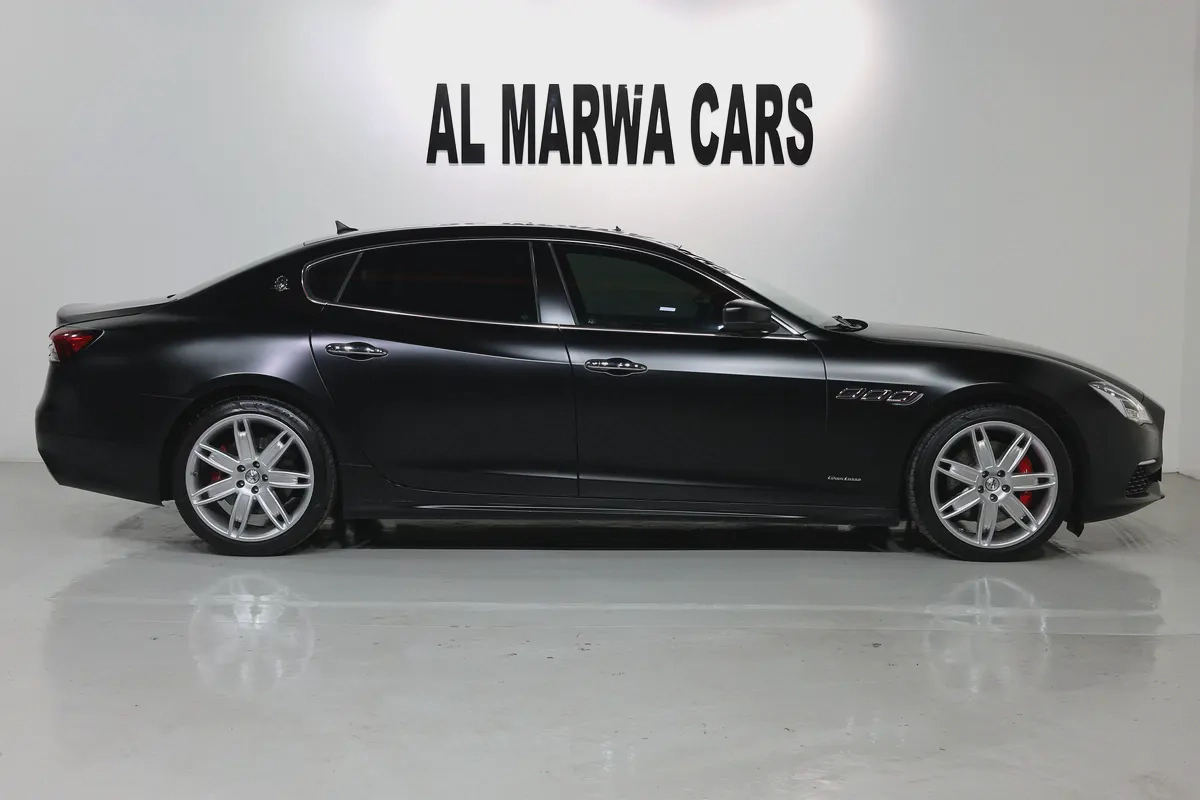 Maserati Quattroporte GranLusso 2021 | GCC Specs | Low Mileage | Pristine Condition-6-6