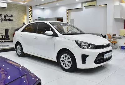 AED 654 EMi at 0% DP | KIA Pegas ( 2024 Model ) in White Color GCC Specs-2