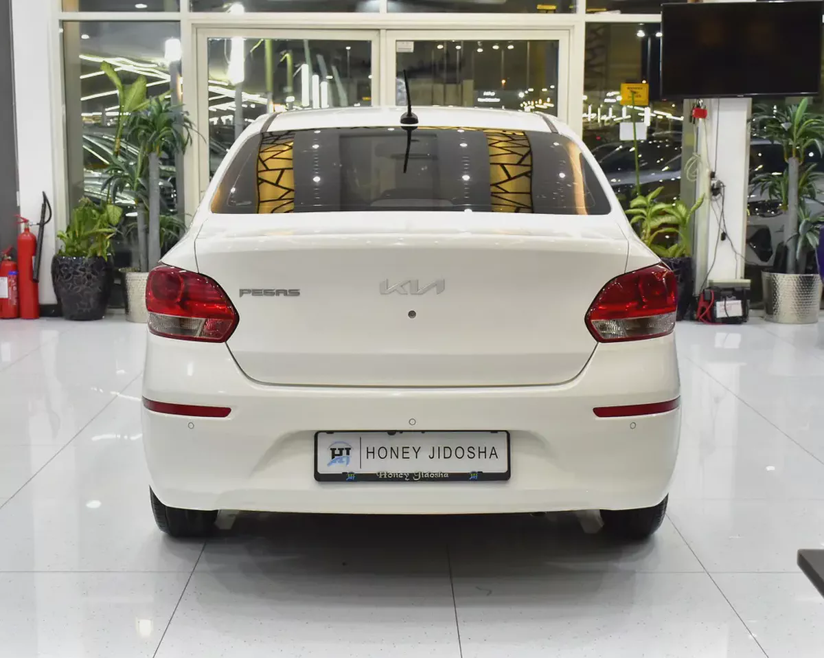 AED 654 EMi at 0% DP | KIA Pegas ( 2024 Model ) in White Color GCC Specs-4-4