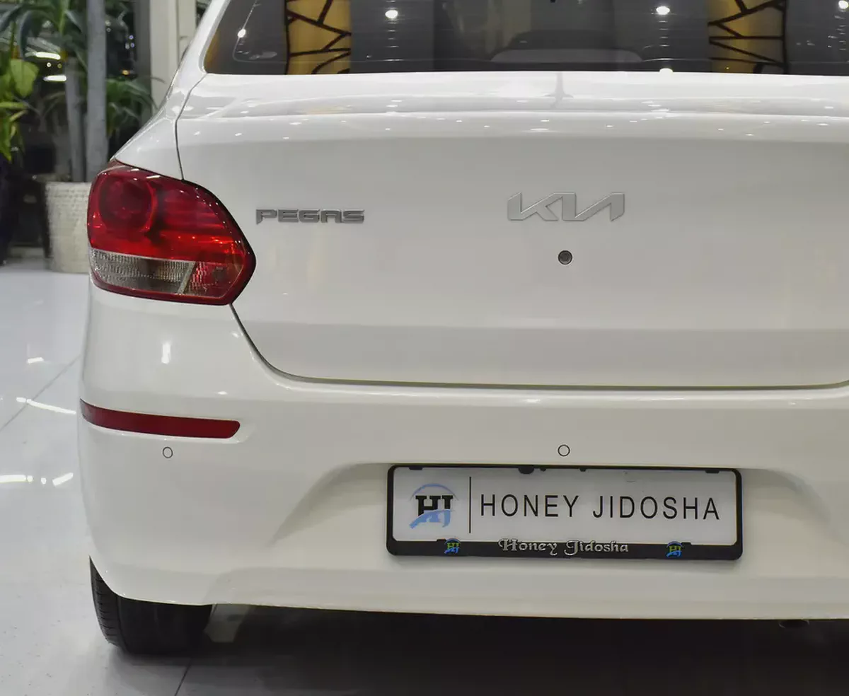 AED 654 EMi at 0% DP | KIA Pegas ( 2024 Model ) in White Color GCC Specs-7-7