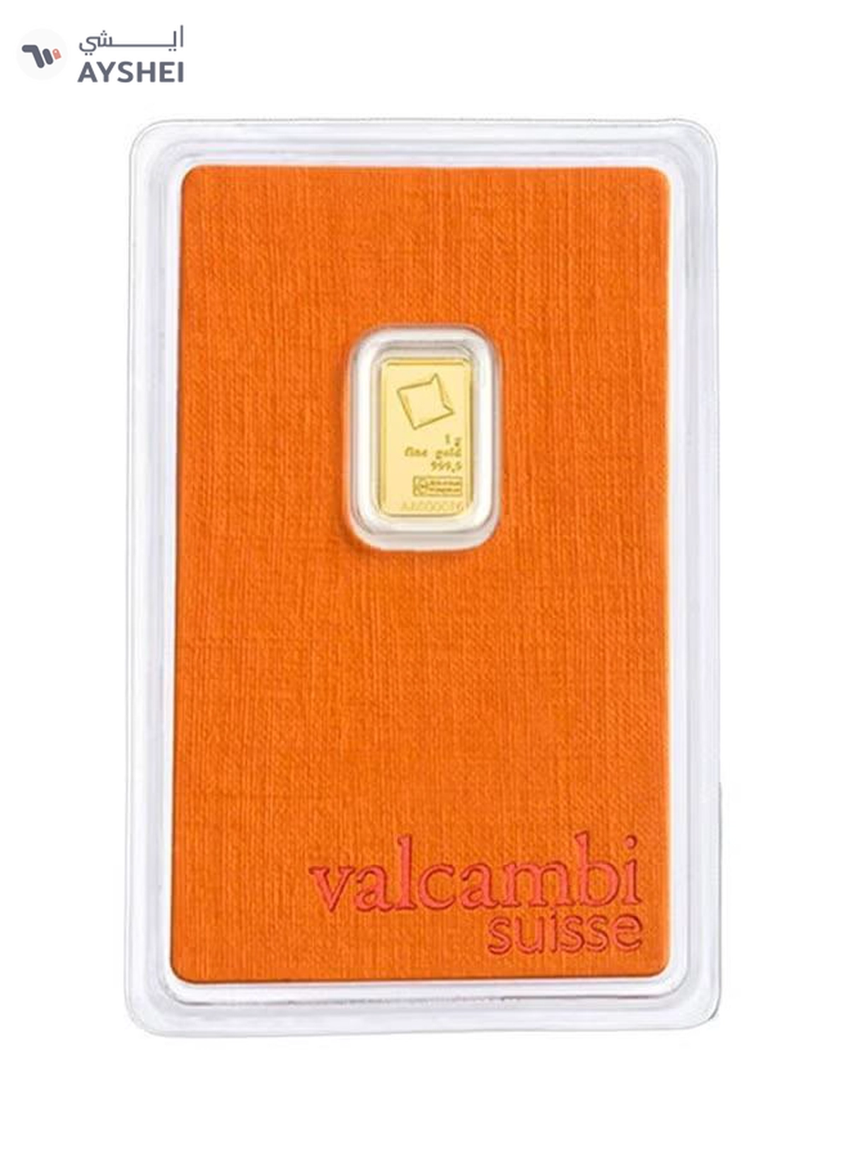 Valcambi Suisse 1g Pure 999.9 Fine Gold Bar 24KT - 1 Gram-1-1