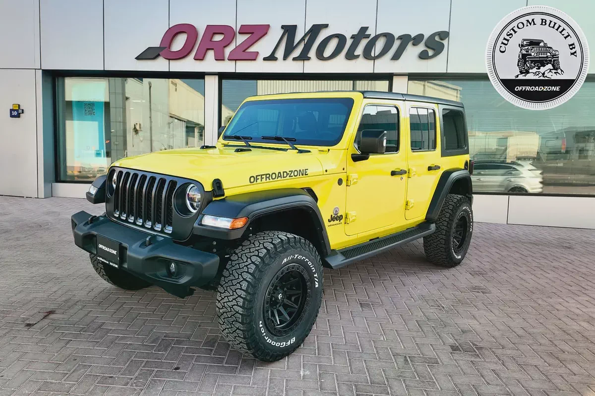 DEALER WARRANTY VALID UNTIL 100,000 KMS | 2023 JEEP WRANGLER 4DR SPORT (3.6L) - YELLOW