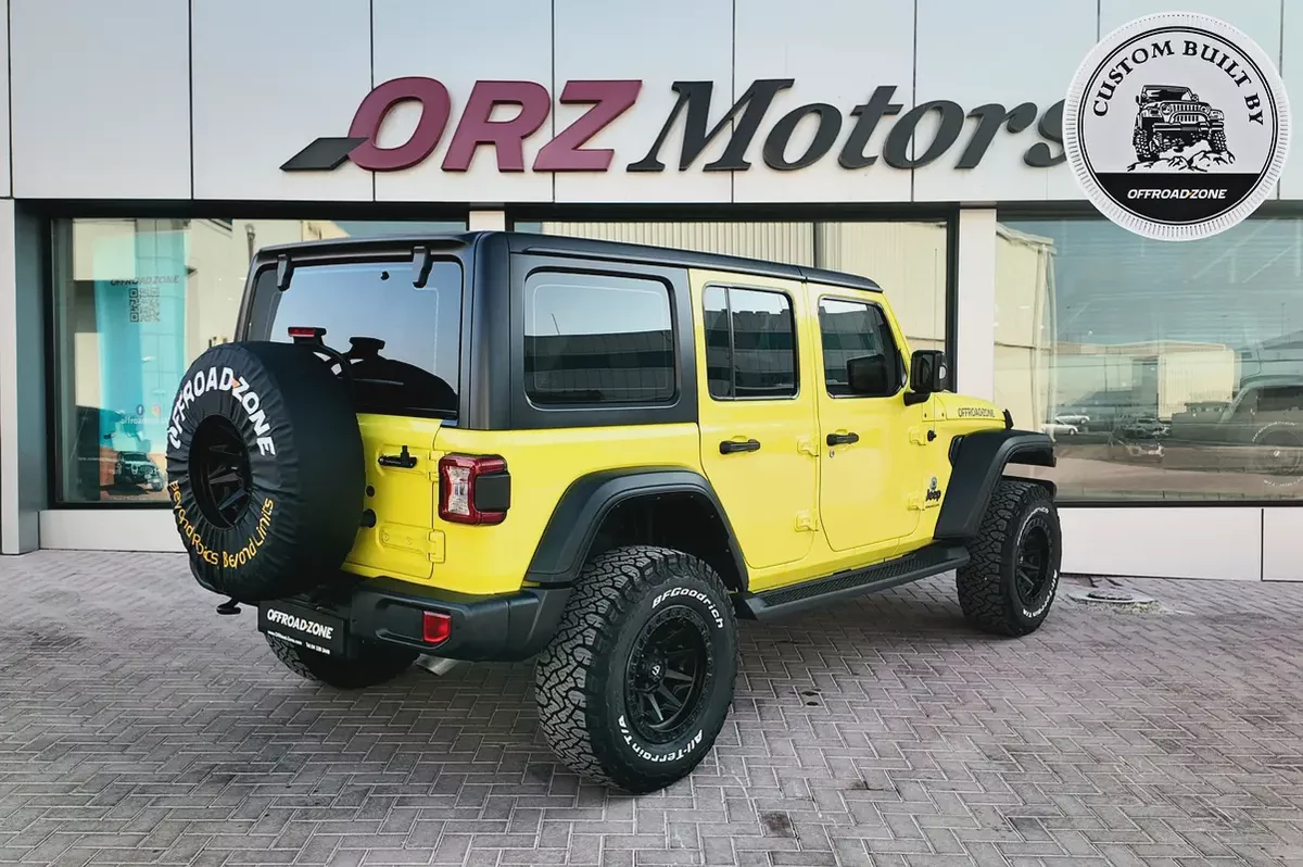 DEALER WARRANTY VALID UNTIL 100,000 KMS | 2023 JEEP WRANGLER 4DR SPORT (3.6L) - YELLOW-5-5