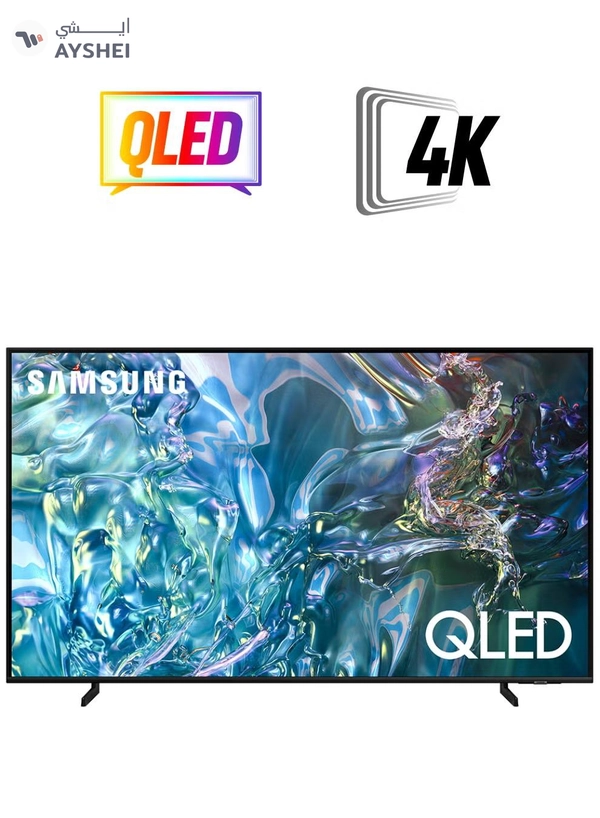 Samsung Smart TV, Big TV, QLED, Q60D, 85 Inch, 2024, 100% Color Volume with Quantum Dot, 4K Upscaling, Tizen OS, AirSlim Design QA85Q60DAUXZN Black