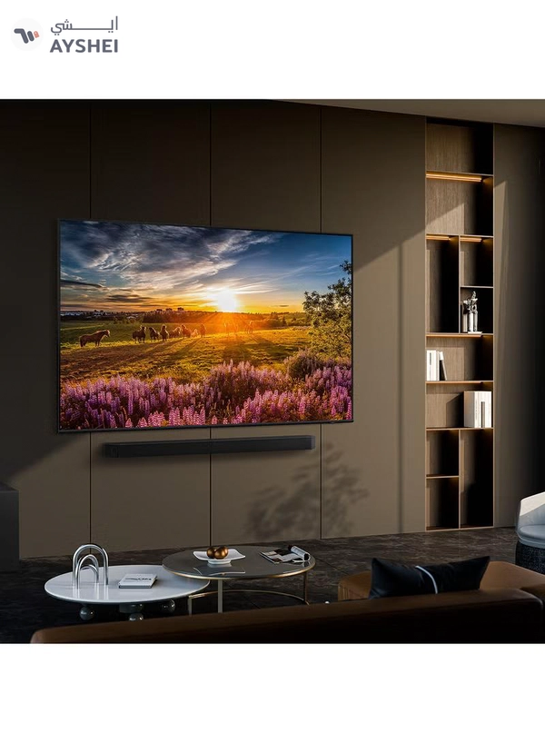 Samsung Smart TV, Big TV, QLED, Q60D, 85 Inch, 2024, 100% Color Volume with Quantum Dot, 4K Upscaling, Tizen OS, AirSlim Design QA85Q60DAUXZN Black