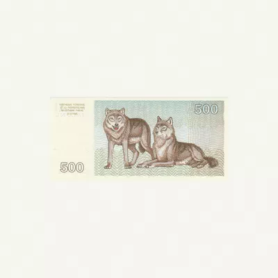 LITHUANIA 500 TALON BANKNOTE 1993-0