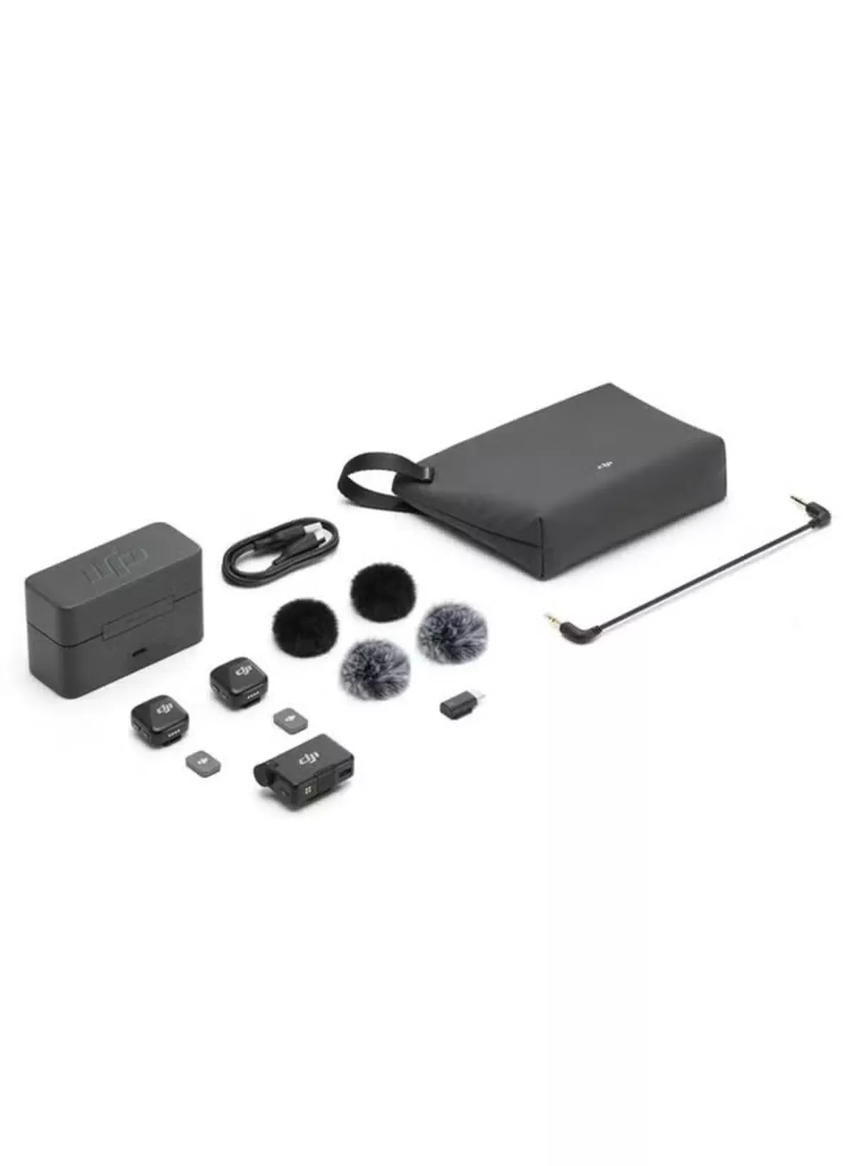 DJI Mic Mini (2 TX + 1 RX + Charging Case) DMMT01 Black-1-1